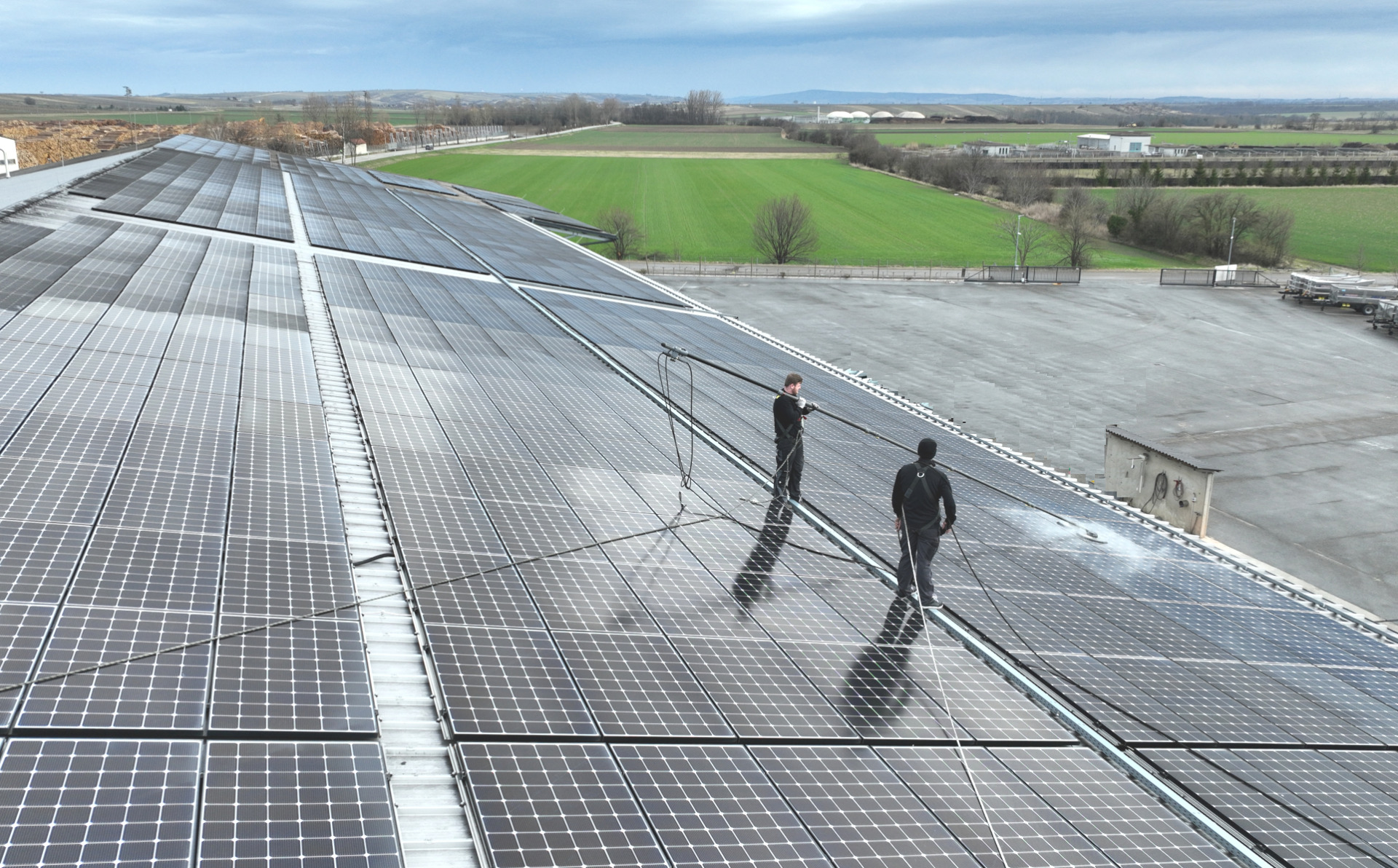 Wartung der PV-Anlage