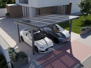 Solar Carports mit PV-Anlage