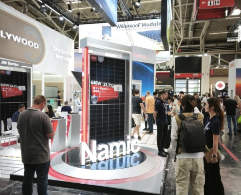 Messstand - persönlicher Austauch mit Herstellern Messstand Intersolar